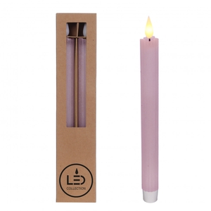 Kaars LED Pencil d2.1*25cm x2 ex.AAA