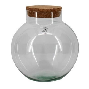 Glass Terrarium Eco cork d14/25*27cm