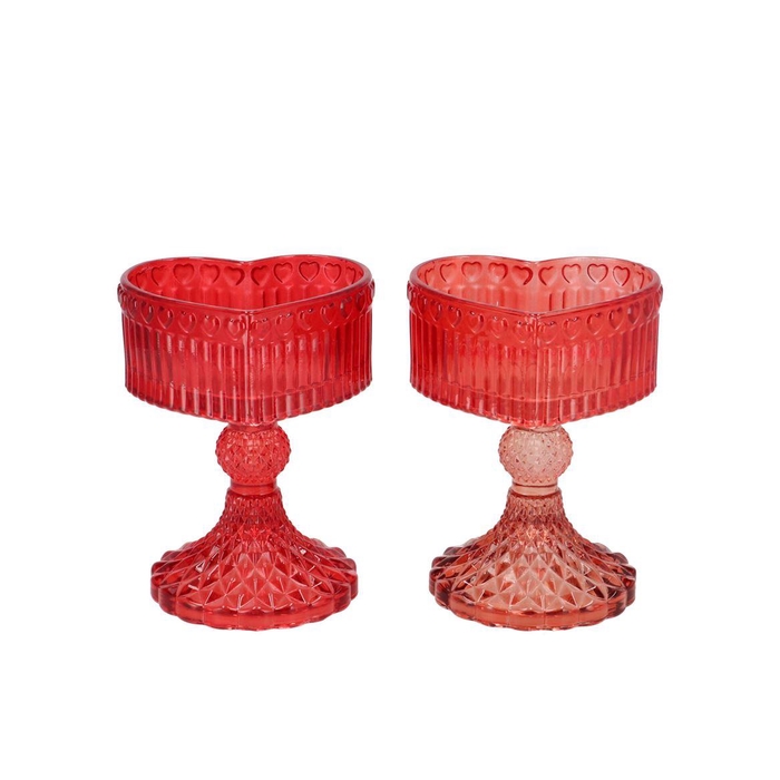 <h4>Amour Red Mix T-light Heart Ass 10x9x13cm</h4>