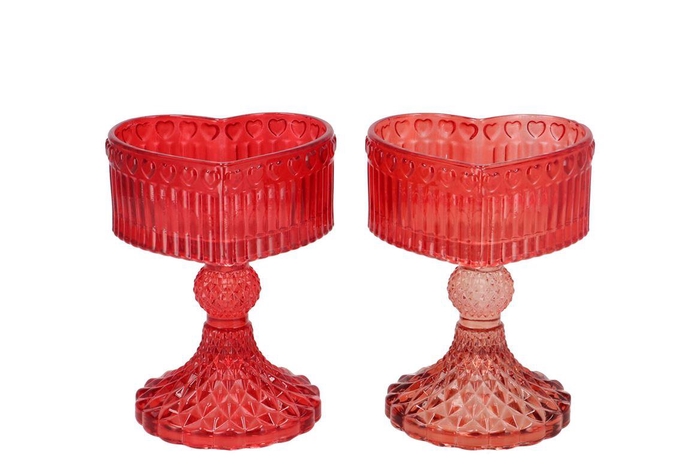 <h4>Amour Red Mix T-light Heart Ass 10x9x13cm</h4>
