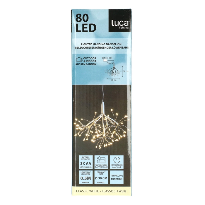 <h4>Kerst LED tak hangend 80L</h4>