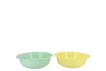 <h4>Zinc Basic Pastel Green/yellow Bowl 26x9cm</h4>