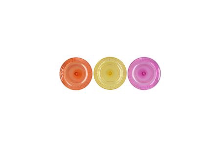 <h4>Dayah Orange Mix Glass Plate 15x2cm Ass P/1</h4>