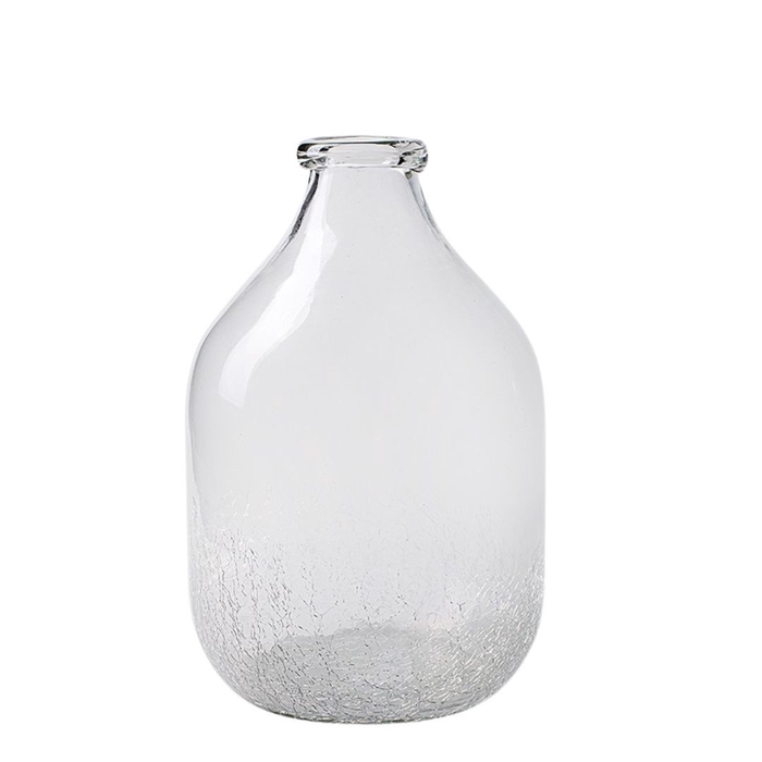 <h4>Glass Bottlevase Bowien d4/15*24cm</h4>