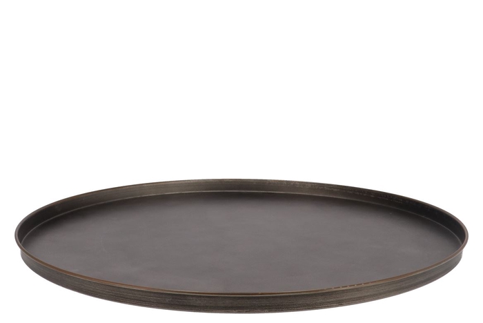 <h4>Coaster Bronze Tray Metal 56x56x2cm</h4>