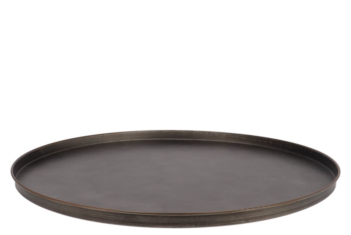 Coaster Bronze Tray Metal 56x56x2cm Nm