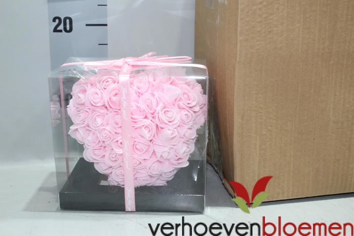 Foam Heart Pink 15cm