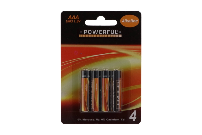 Floristry Battery Alkaline Aaa P/4 Pieces