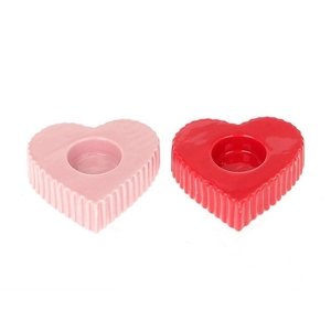 Mothersday candle holder heart 9 8 5 4cm