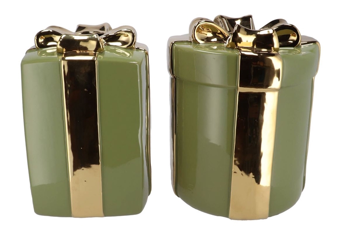<h4>Joy Majestic Green Vase Present 23x35cm</h4>