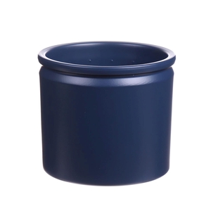 DF03-885093647 - Pot Lucca d14xh12.5 indigo matt