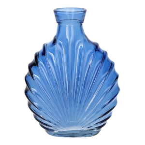 DF02-720999200 - Bottle Shelia 12.5x5.5x16.8 cobalt blue transparent