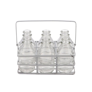 Metal Rack +6 Bottles