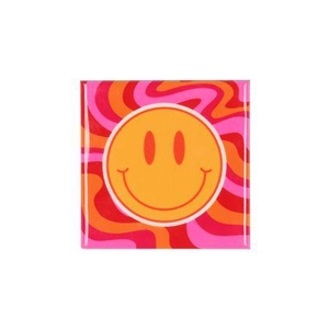 Tile Smiley Orange/pink/red 10x10x1cm