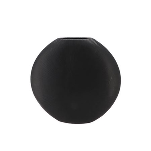 Jada Black Oval Vase 31x9cm