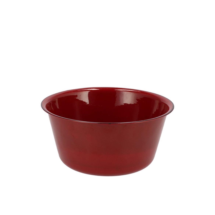 <h4>Zinc Basic Red Bowl 19x9cm</h4>