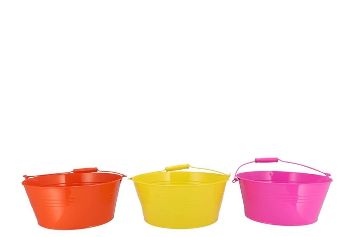 <h4>Zinc Dutch Orange Mix Basic Bowl Ass 28x12x22cm</h4>