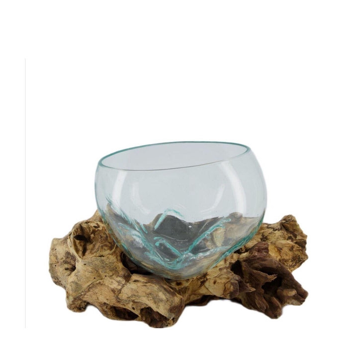 <h4>Glas Root teak wood 33*23*18cm</h4>