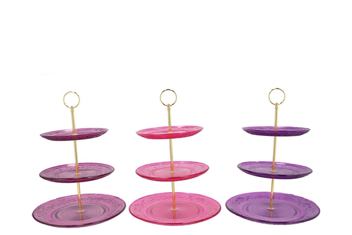 <h4>Dayah Sky Purple Mix Cake Shelf Ass 18/20/25x33cm</h4>