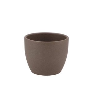 Ceramic Brown Pot 7x6cm Nm