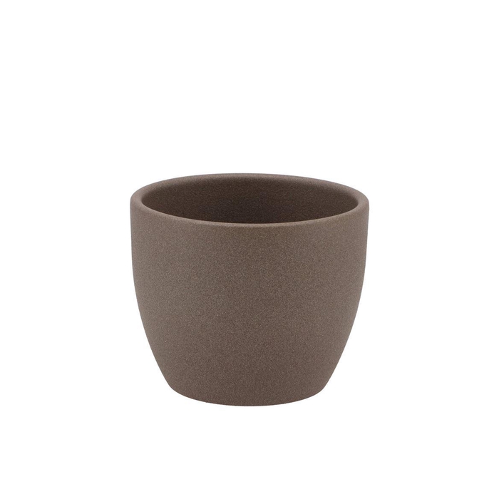 <h4>Ceramic Brown Pot 7x6cm Nm</h4>