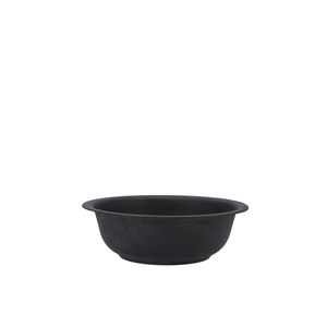 Zinc Basic Black Bowl 22x7cm Nm