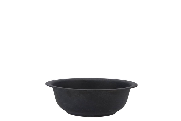 <h4>Zinc Basic Black Bowl 22x7cm Nm</h4>