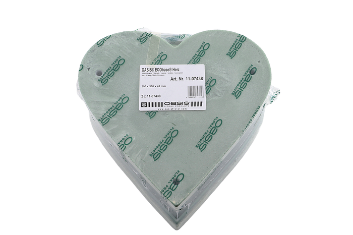 <h4>Oasis Ecobase Heart 29x30cm</h4>