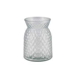 Diamond Clear Vase 12x16cm
