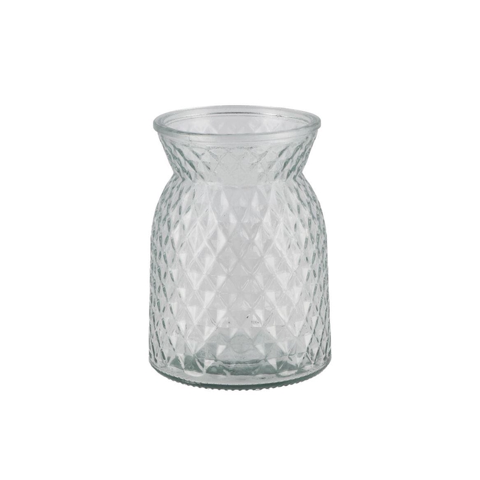 <h4>Diamond Clear Vase 12x16cm</h4>