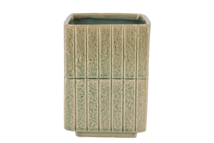 <h4>Mirre Pistache Cube Pot 15x15x20cm</h4>