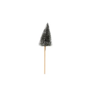Pick Shine Christmas Tree Snow Majestic Green 17cm Ass P24