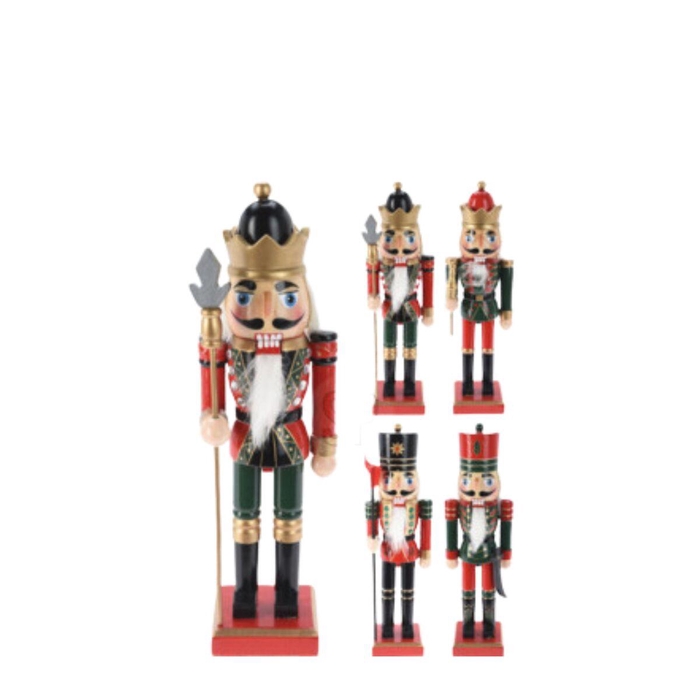 <h4>Christmas Deco nutcracker 25cm ass.</h4>