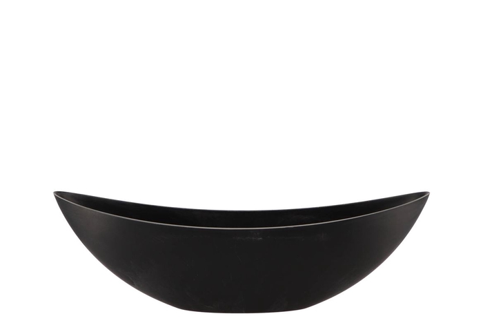 <h4>Melamine Grey Boat Oval 55x14x18cm</h4>