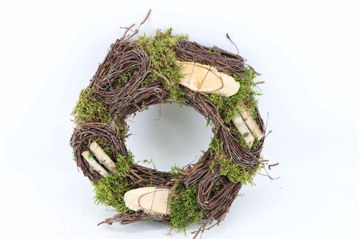 <h4>Wr Easter Mos Birch Slice 30cm</h4>