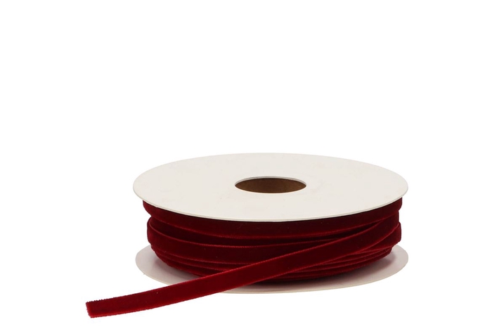 <h4>Ribbon Velvety 25 Bordeaux 20mx6mm</h4>