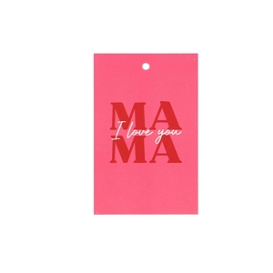Gift Bouquet Card Mama Pink 6x9cm P/25