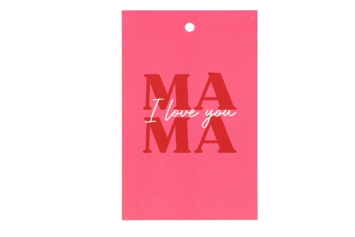 <h4>Gift Bouquet Card Mama Pink 6x9cm P/25</h4>
