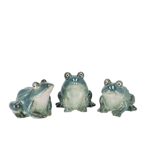 Zoe Green Frog Ass 18x16x18cm