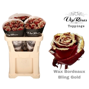 R Gr Wax Bordeaux Bling Gold