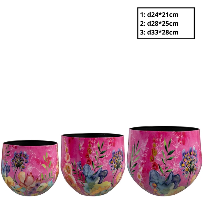 <h4>Fiesta pot S/3 d33*28cm</h4>
