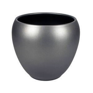Keramiek pot Rian d17 h15cm antraciet mat