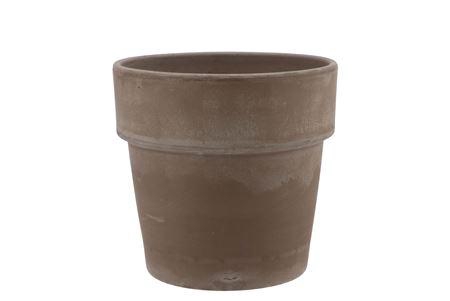 <h4>Terracotta Choco Cilinderpot 15x15cm</h4>