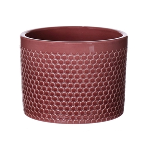 DF03-883862100 - Pot Capri d23xh22 merlot glazed