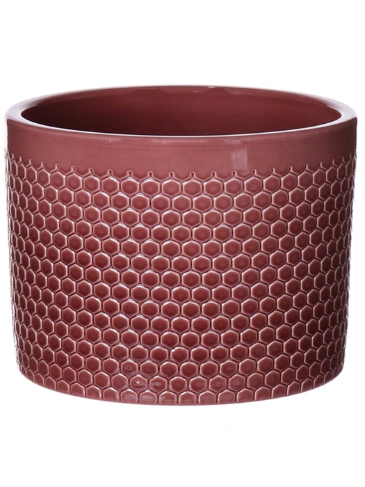 <h4>DF03-883862100 - Pot Capri d23xh22 merlot glazed</h4>