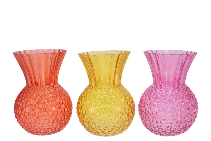 <h4>Senna Dutch Orange Mix Vase Ass 20x27cm</h4>