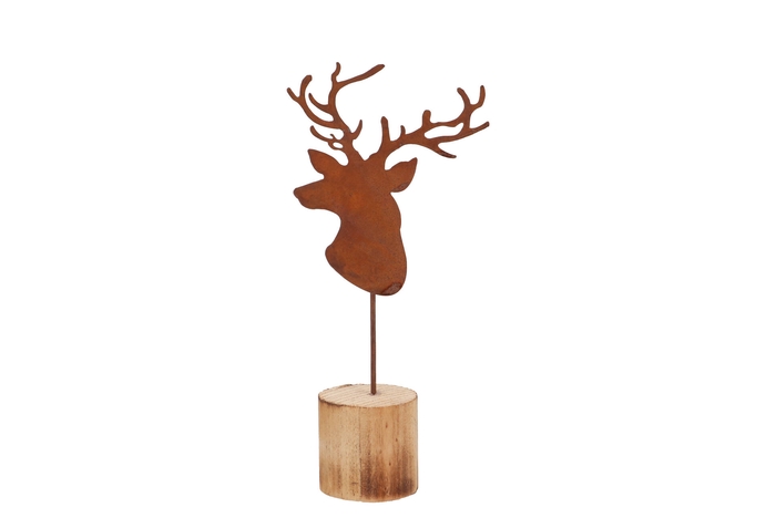 Rusty Wood Xmas Ass 10x16cm Nm