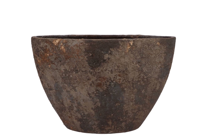 Batu Grey Oval Bowl 33x16x23cm