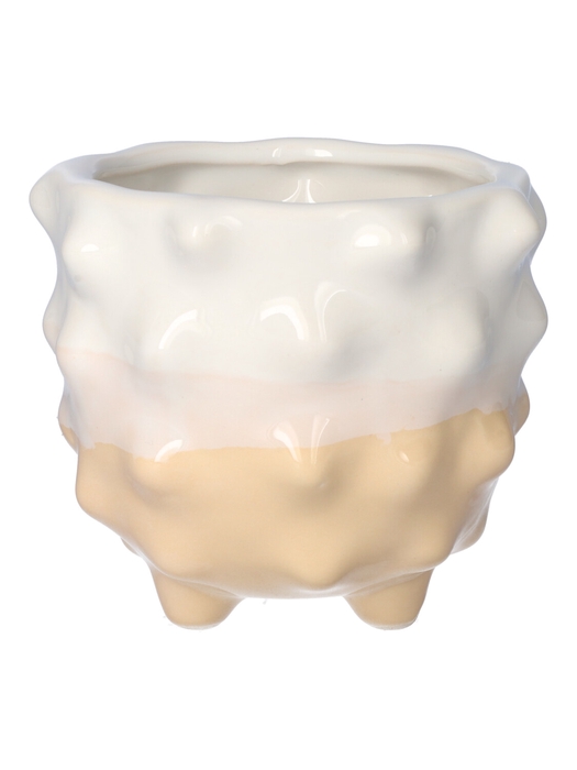 <h4>DF03-710611825 - Pot Spike d11.2xh10.5 salmon / white</h4>