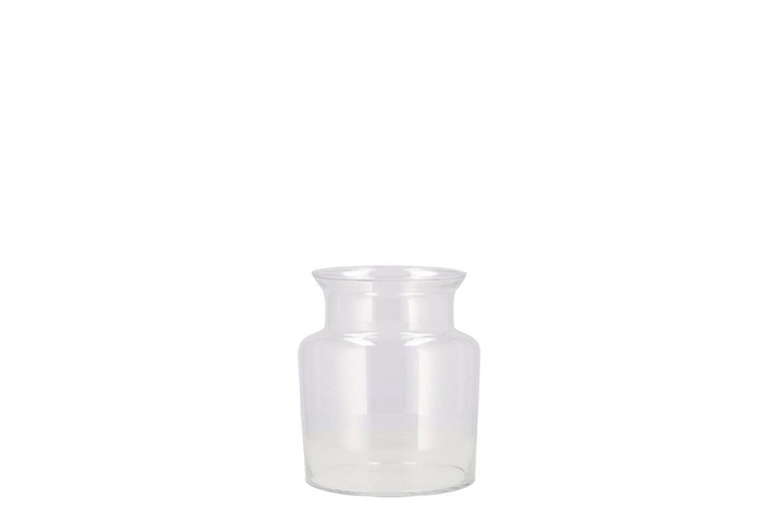 <h4>Glass Mouthblown Milk Bottle 25x16cm</h4>